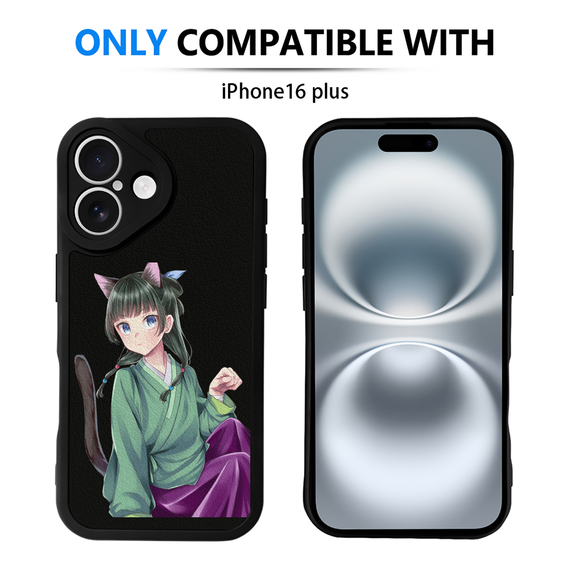 薬屋のひとりごと The Apothecary Diaries 【iPhone 16シリーズ対応】シリコンスマホケース（レザー調） 材質：シリコン
